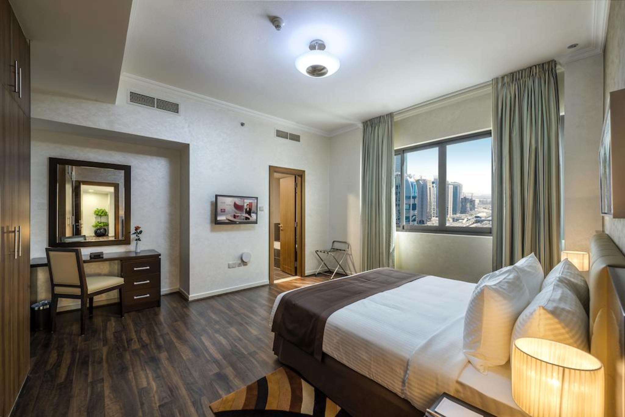城市首映滨海公寓酒店 迪拜 外观 照片